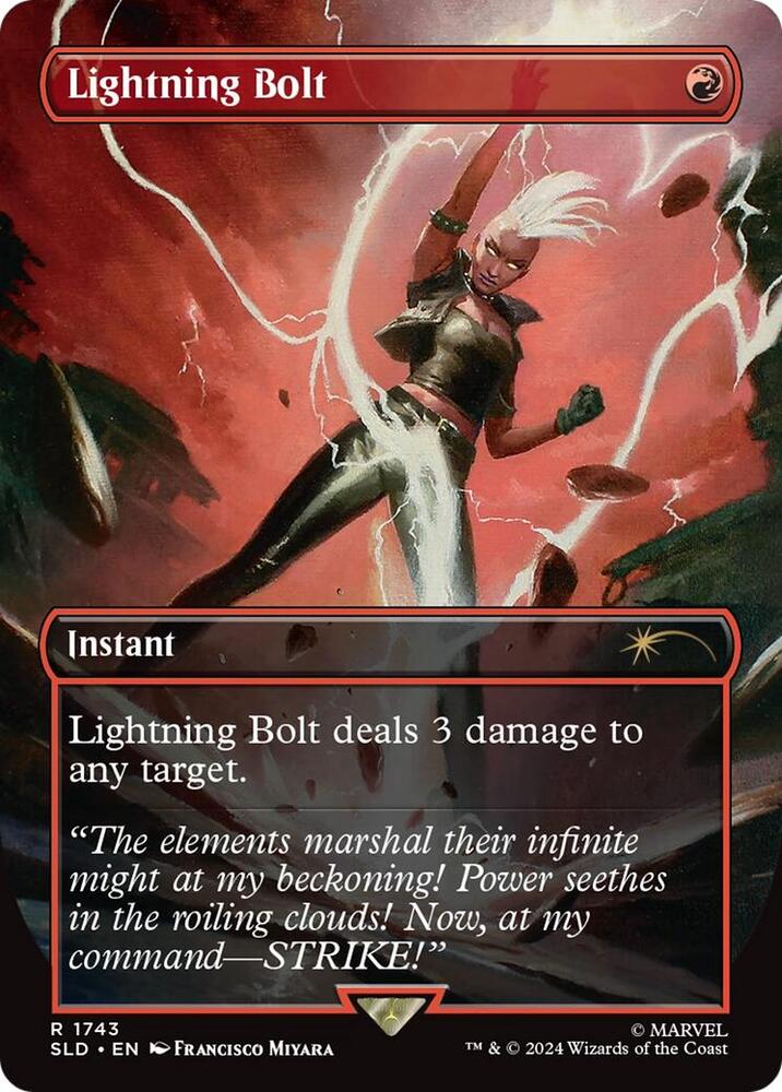 Lightning Bolt (1743) Secret Lair Drop Series Magic The Gathering
