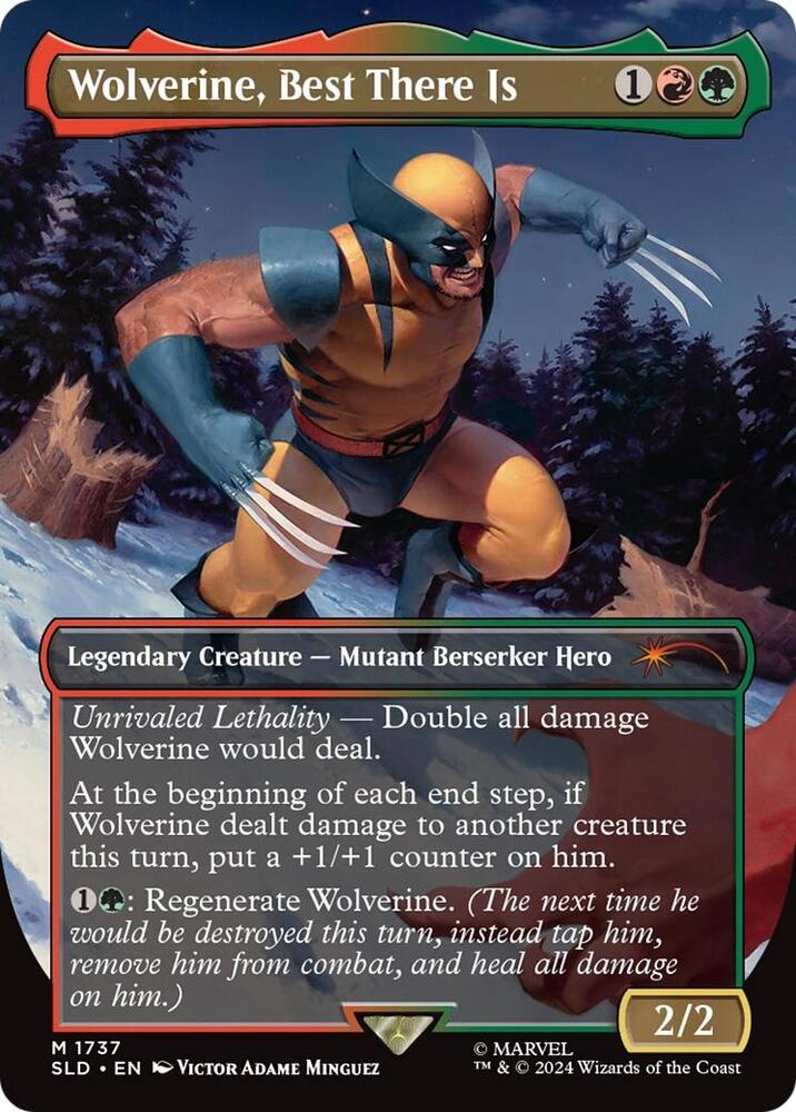 MTG Secret Lair Marvel Wolverine Foil版 ① Amazon.com: MTG Secret Lair: Secret Lair x Marvel's