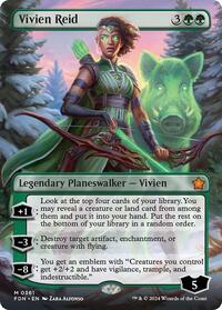 Vivien Reid (Borderless) - Foundations - Magic: The Gathering card