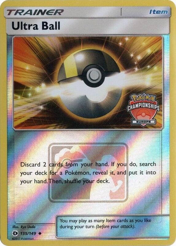 Ultra Ball - 135/149 (Europe Championships) 135/149 from League & Championship Cards