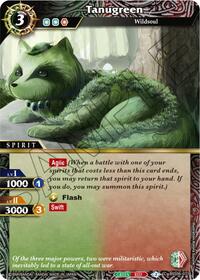 Tanugreen - Battle Spirits Saga Generational Link trading card