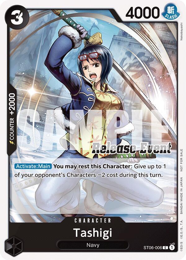 Tashigi (ST15 - ST20 Release Event Pack) - One Piece Promotion