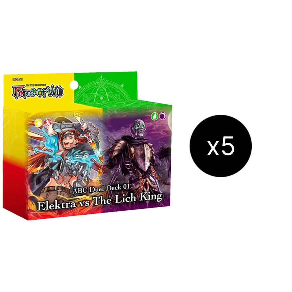 ABC Duel Deck 01: Elektra vs The Lich King Display