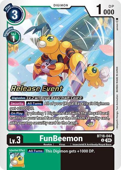 FunBeemon - BT18-044 Release Special Booster 2.0 Celebration Event Cards card price