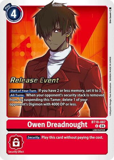 Owen Dreadnought Release Special Booster 2.0 Celebration Event Cards card price