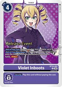 Violet Inboots - BT18-093 - Release Special Booster 2.0 Celebration Event Cards - Digimon card