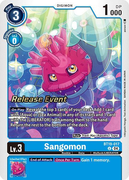 Sangomon BT19-017 U card