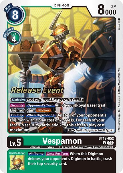 Vespamon BT19-052 U card