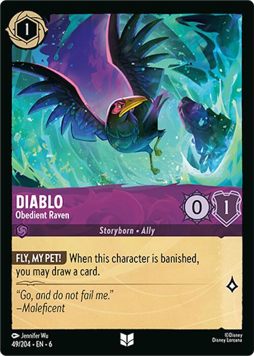 Diablo - Obedient Raven - Azurite Sea - Disney Lorcana - TCGplayer.com