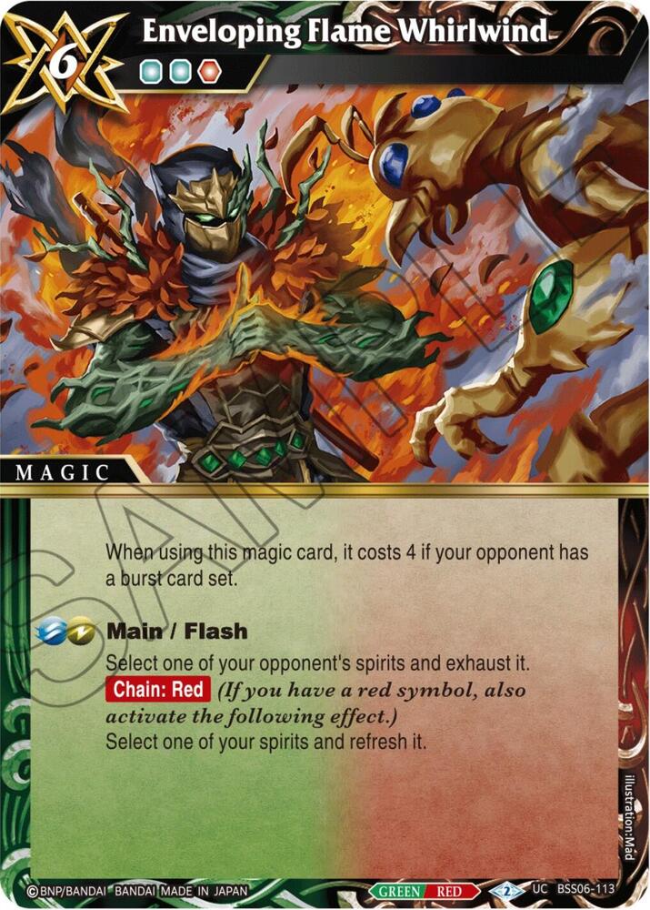 Enveloping Flame Whirlwind