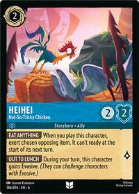 HeiHei - Not-So-Tricky Chicken - Azurite Sea - Lorcana card
