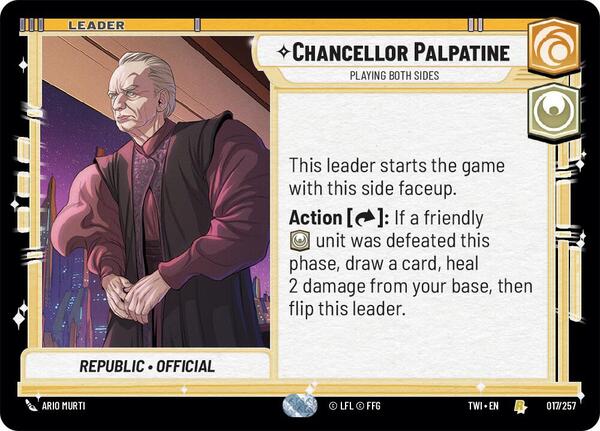 Chancellor Palpatine - Playing Both Sides - Twilight of the