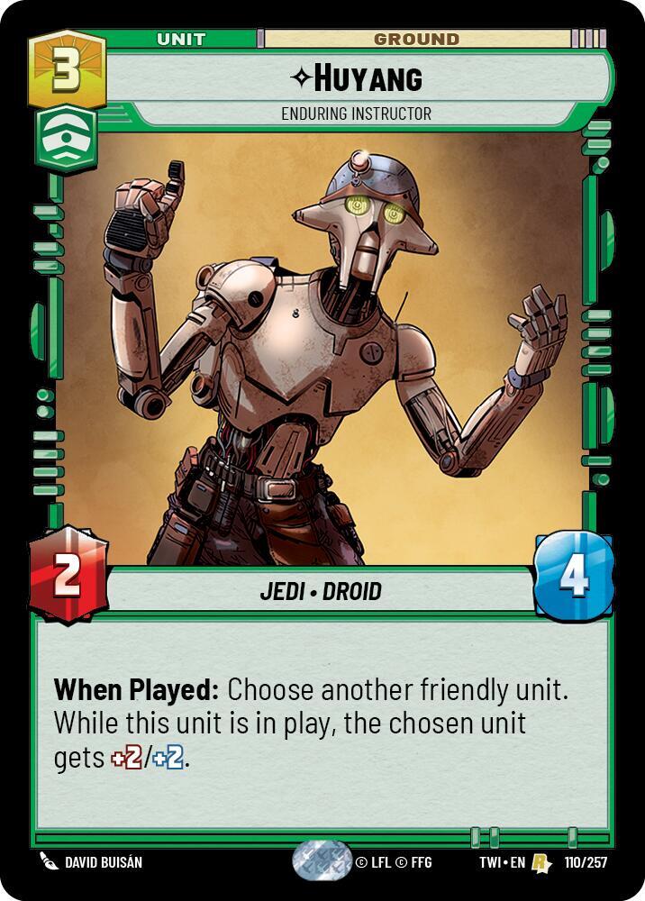 Huyang 110/257 card