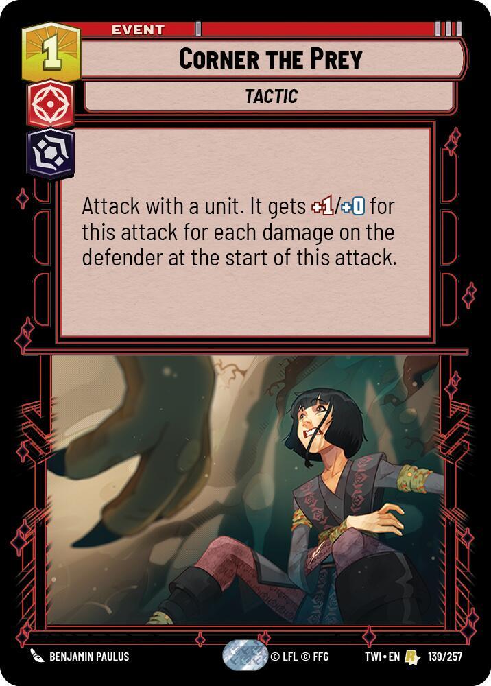 Corner the Prey 139/257 card