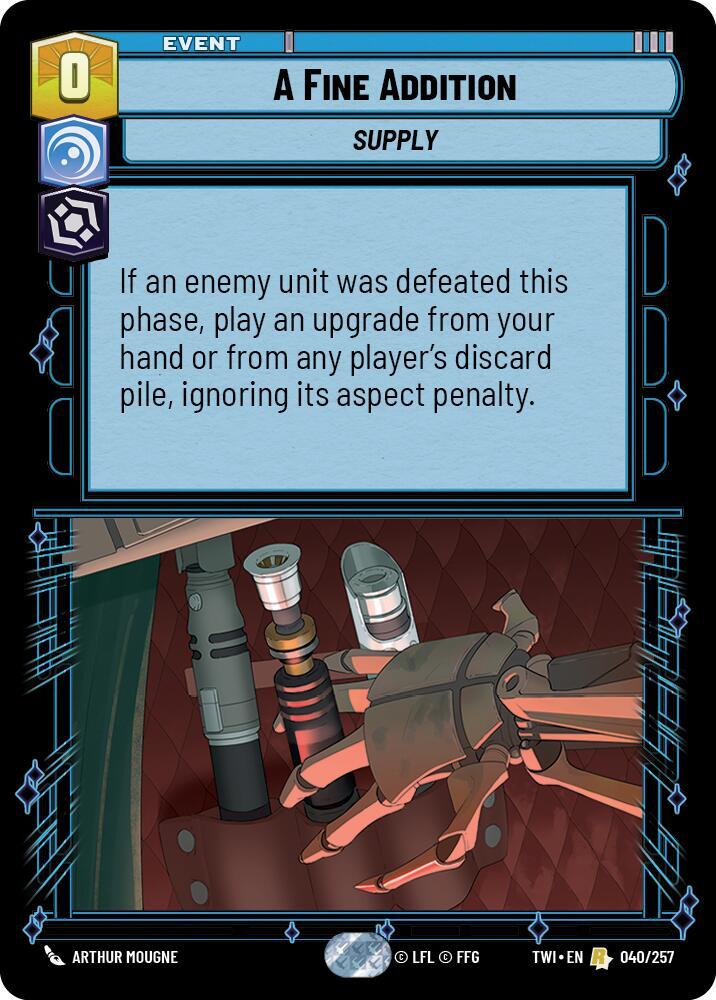 A Fine Addition 040/257 card