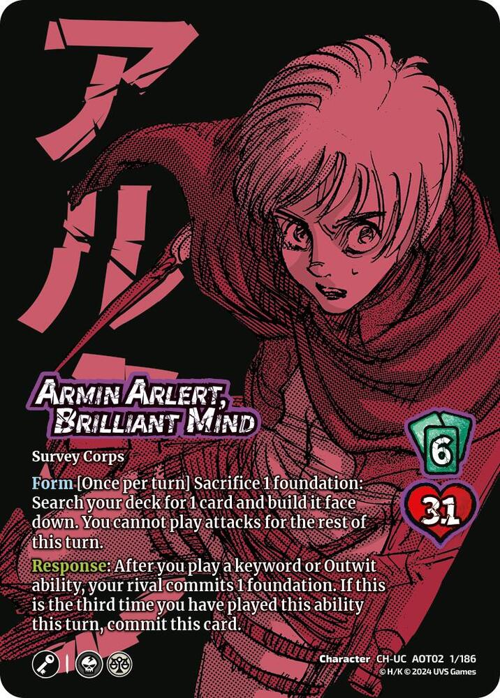 Armin Arlert, Brilliant Mind - Attack On Titan: Origins of Power