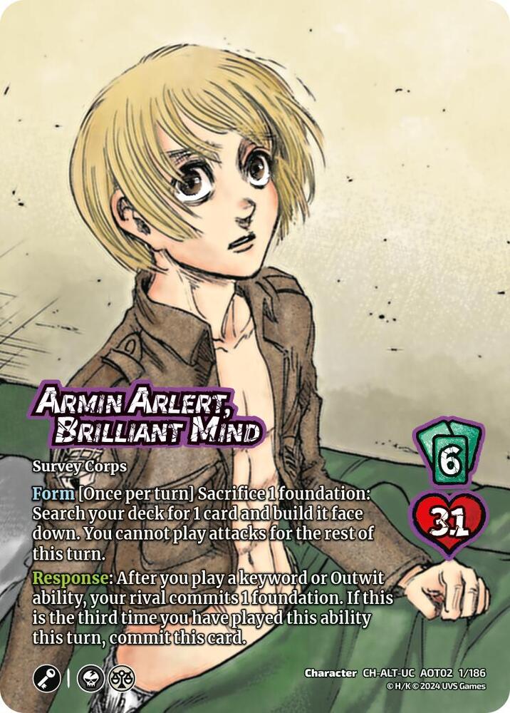 Armin Arlert, Brilliant Mind (Alternate Art) - Attack On Titan