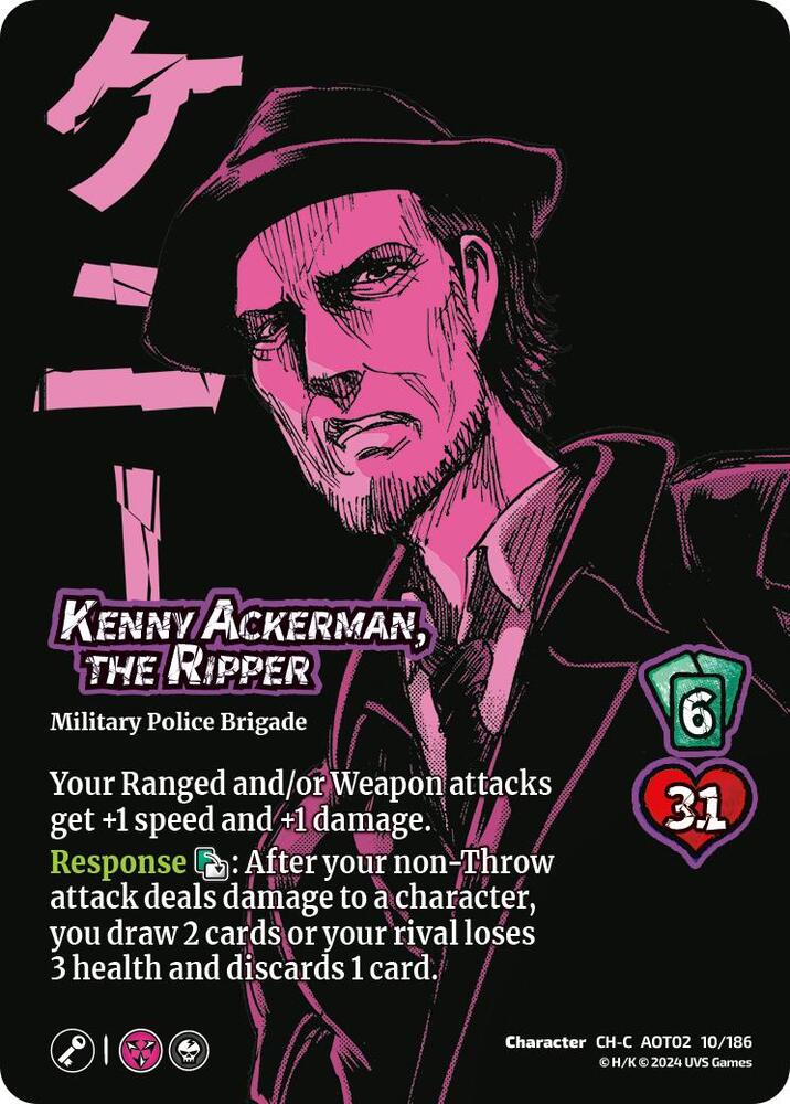 Kenny Ackerman, the Ripper - Attack On Titan: Origins of Power ...