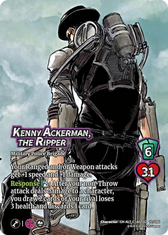 Kenny Ackerman, the Ripper (Alternate Art) - Attack On Titan: Origins ...