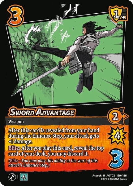 Sword Advantage - Attack On Titan: Origins of Power - UniVersus ...
