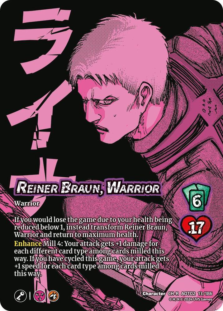 Reiner Braun, Warrior // Reiner, Armored Titan Advancing - Attack