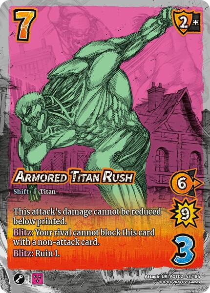 Armored Titan Rush // Reiner's Toughness - Attack On Titan