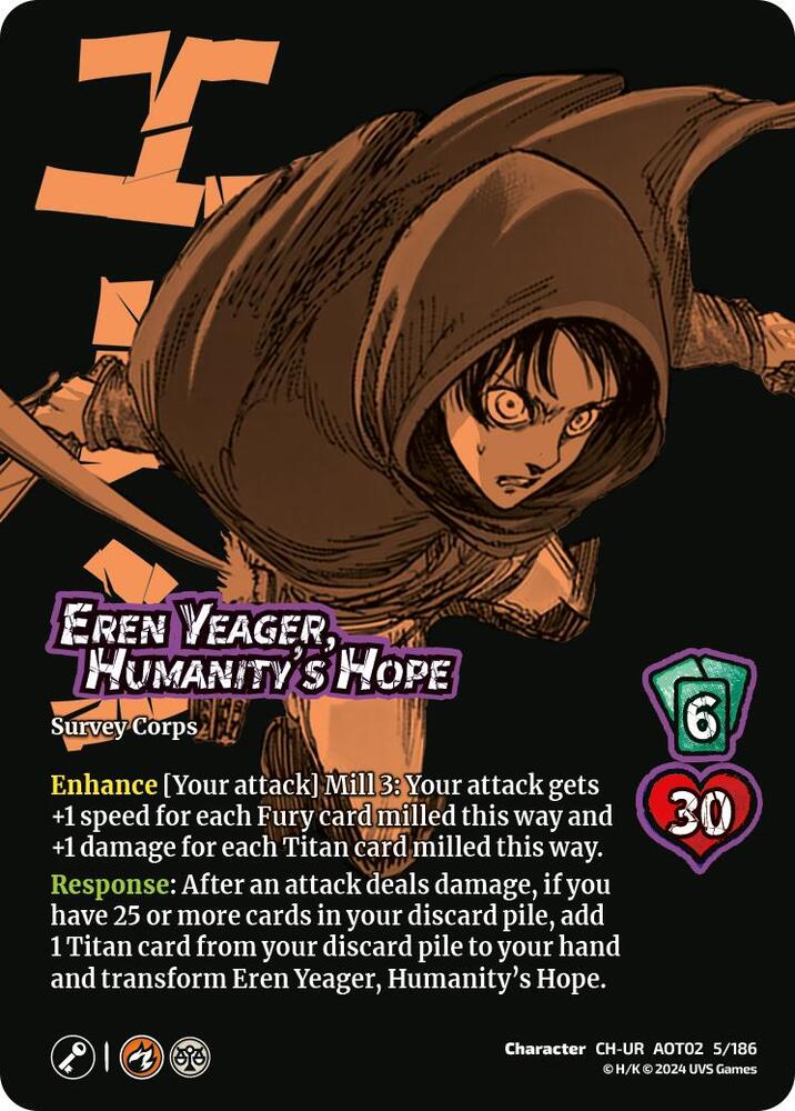 Eren Yeager, Humanity's Hope // Eren, Attack Titan Advancing