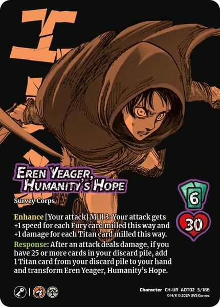 Eren Yeager, Humanity's Hope // Eren, Attack Titan Advancing