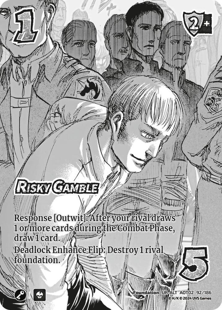 Risky Gamble (Alternate Art) Attack On Titan Origins of Power
