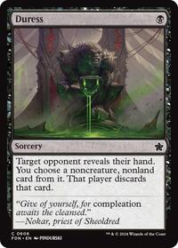 Duress - Foundations - Magic: The Gathering card