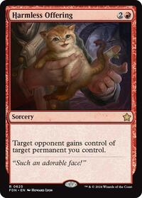 Harmless Offering - Foundations - Magic: The Gathering card
