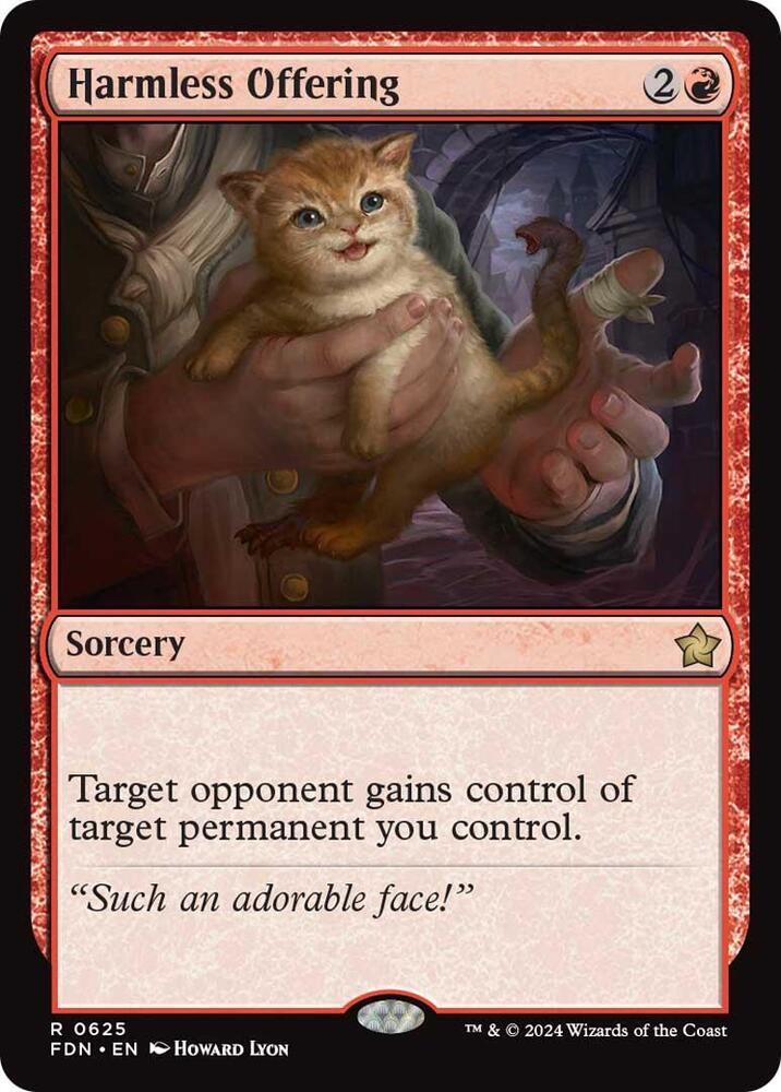 Harmless Offering 625 card