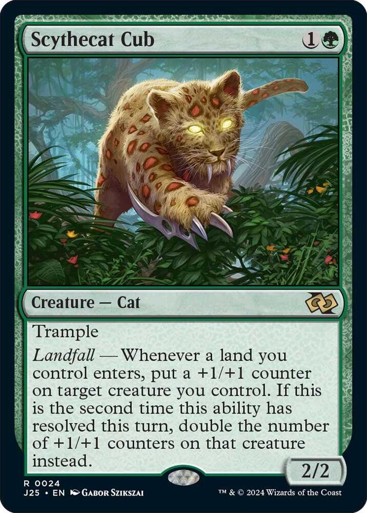 Scythecat Cub - Foundations Jumpstart - Magic: The Gathering