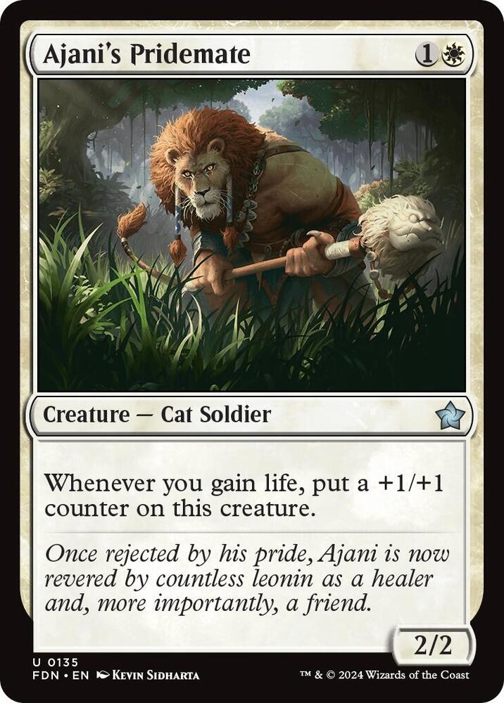 Ajani's Pridemate - Foundations - Magic: The Gathering - TCGplayer.com