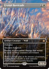 Crystal Barricade (Borderless) - Foundations - Magic: The Gathering card