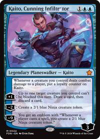 Kaito, Cunning Infiltrator - Foundations - Magic: The Gathering card