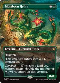 Mossborn Hydra (Borderless) - Foundations - Magic: The Gathering card