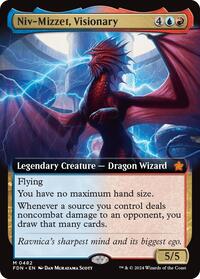 Niv-Mizzet, Visionary (Extended Art) (Foil)