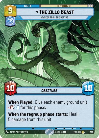 The Zillo Beast - Awoken From The Depths (Hyperspace) card