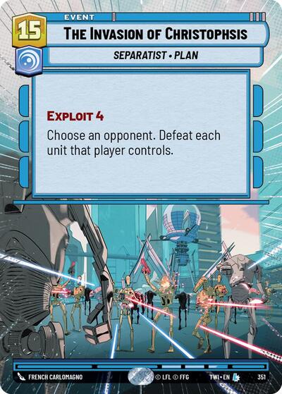 The Invasion of Christophsis (Hyperspace) card