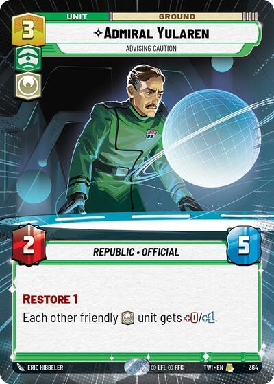 Admiral Yularen - Advising Caution (Hyperspace) card