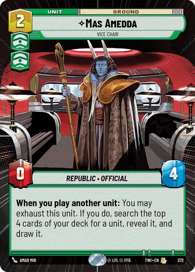 Mas Amedda - Vice Chair (Hyperspace) card