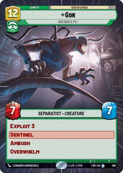 Gor - Grievous's Pet (Hyperspace) card