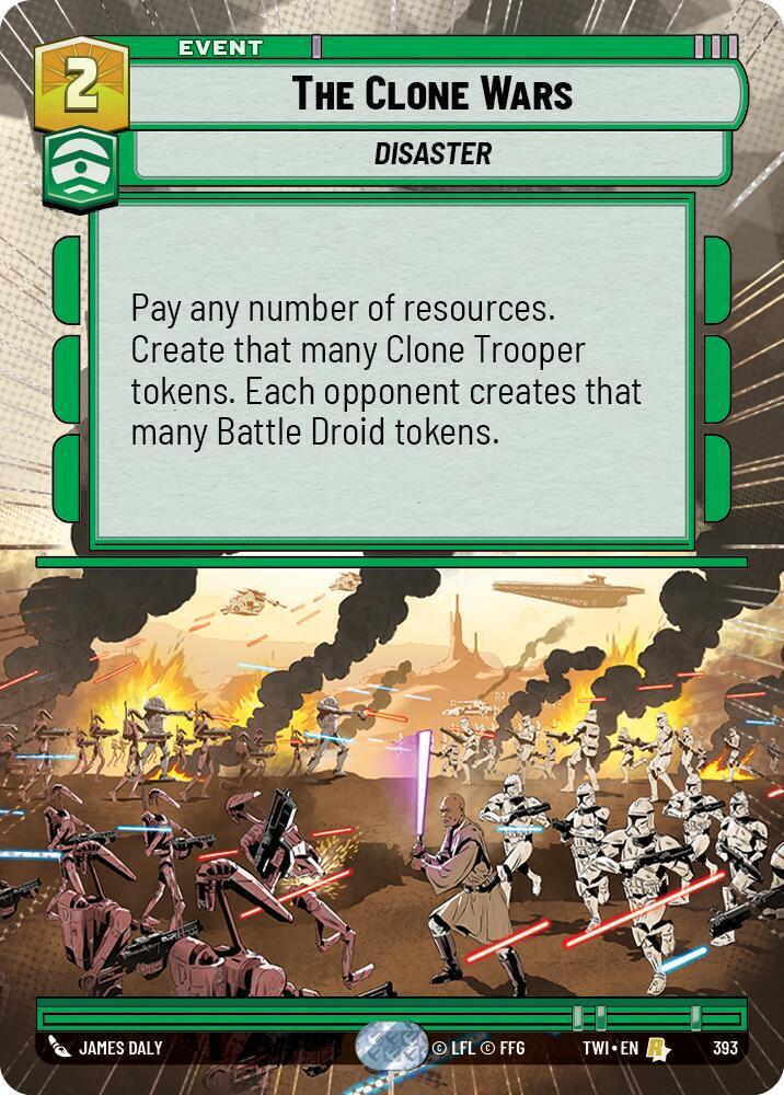 The Clone Wars (Hyperspace) 393 card