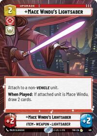 Mace Windu's Lightsaber (Hyperspace)