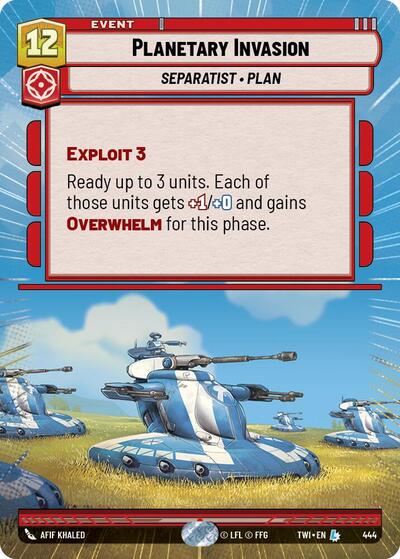 Planetary Invasion (Hyperspace) card