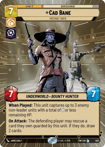 Cad Bane - Hostage Taker (Hyperspace) card