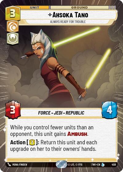 Ahsoka Tano - Always Ready For Trouble (Hyperspace) card