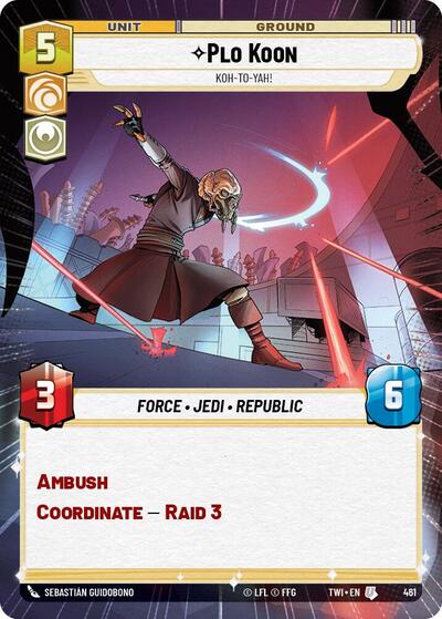 Plo Koon - Koh-to-yah! (Hyperspace) card