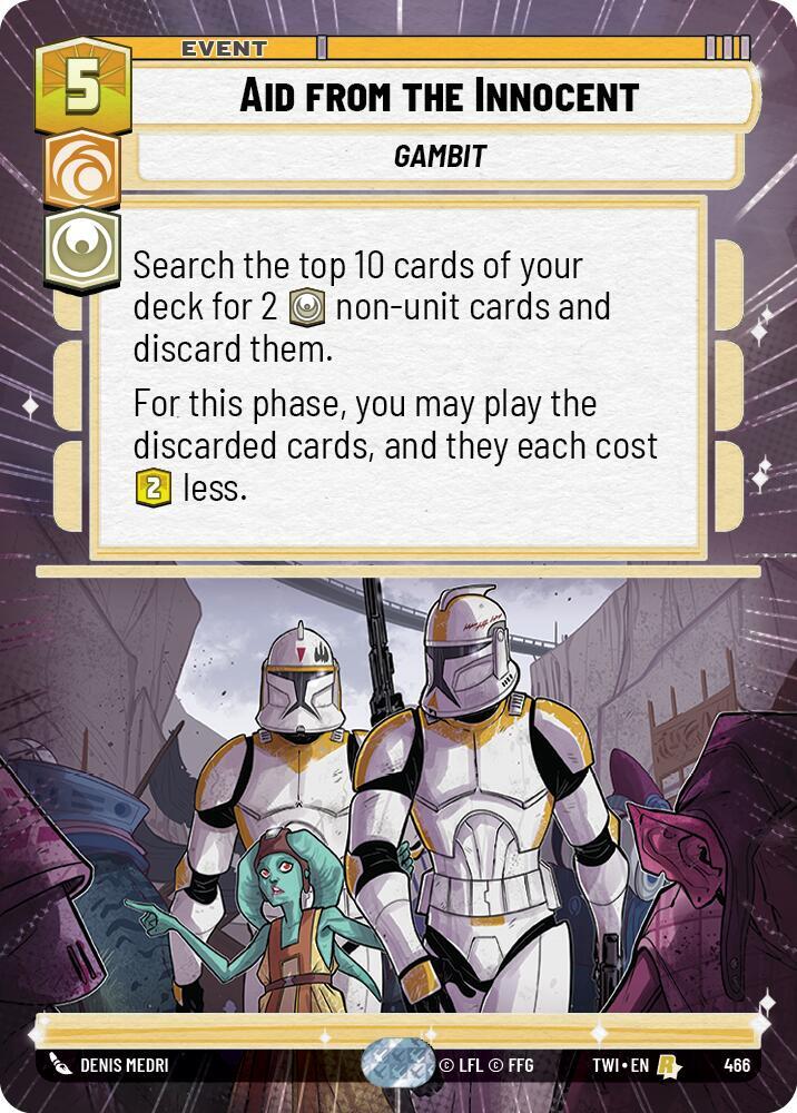 Aid from the Innocent (Hyperspace) 466 card